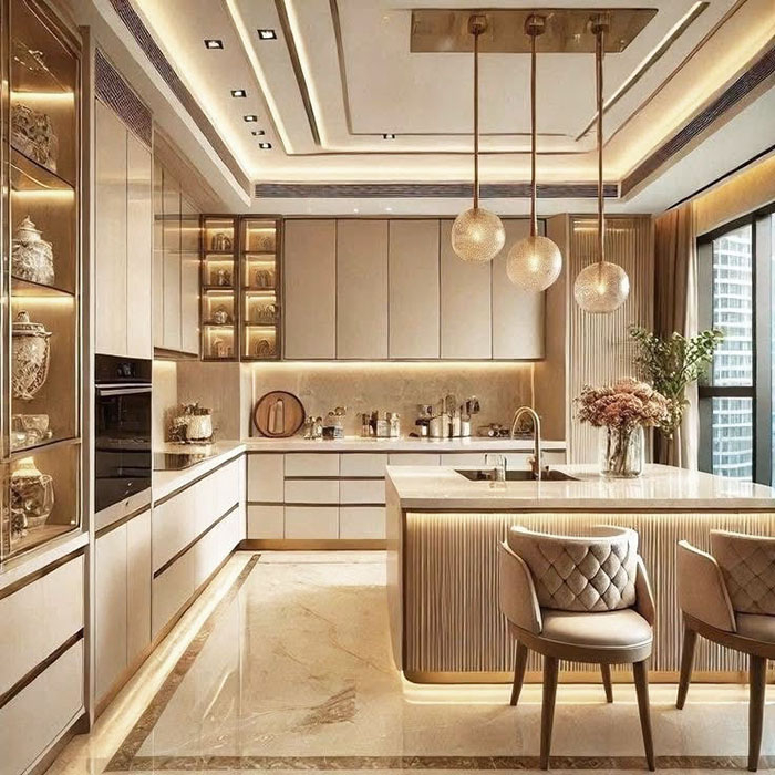 Thiết kế nội thất nhà phố sang trọng hiện đại